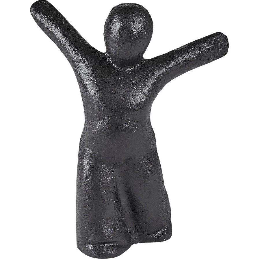Mors Skulptur H13 cm, Schwarz