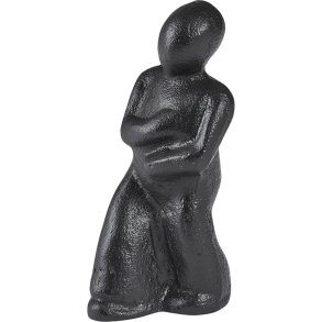 Mors Skulptur H13,5 cm, Schwarz