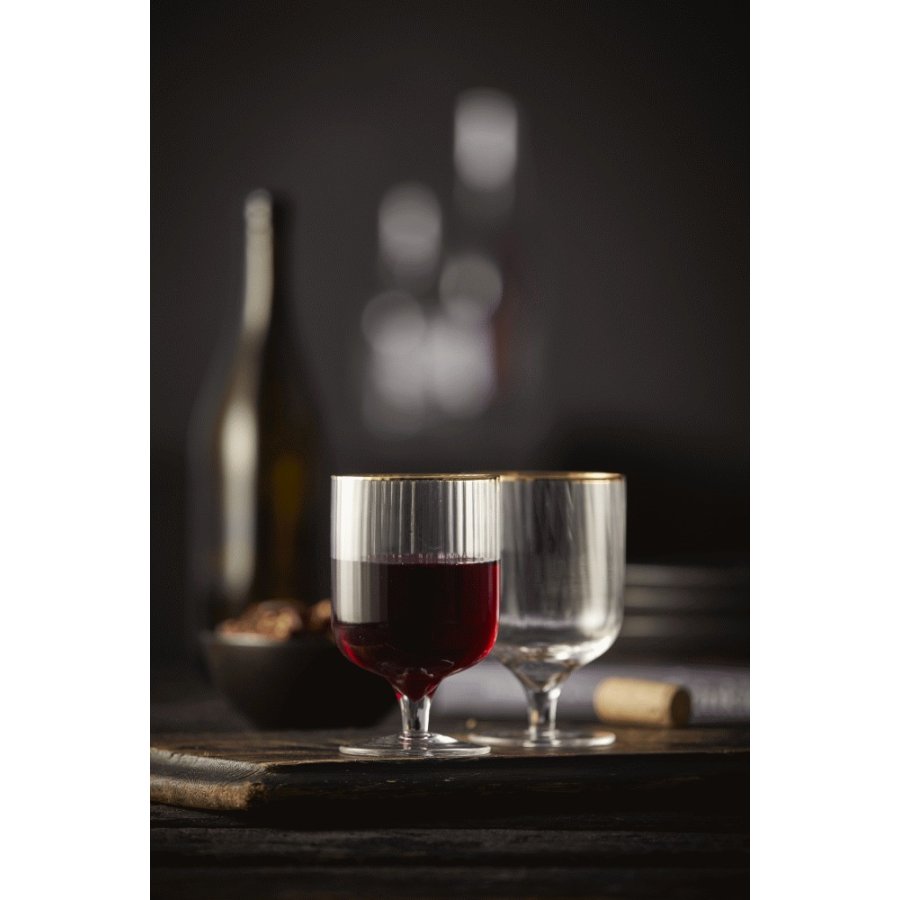 Lyngby Glas Palermo Vinglas Gold 4 stk. 30 cl