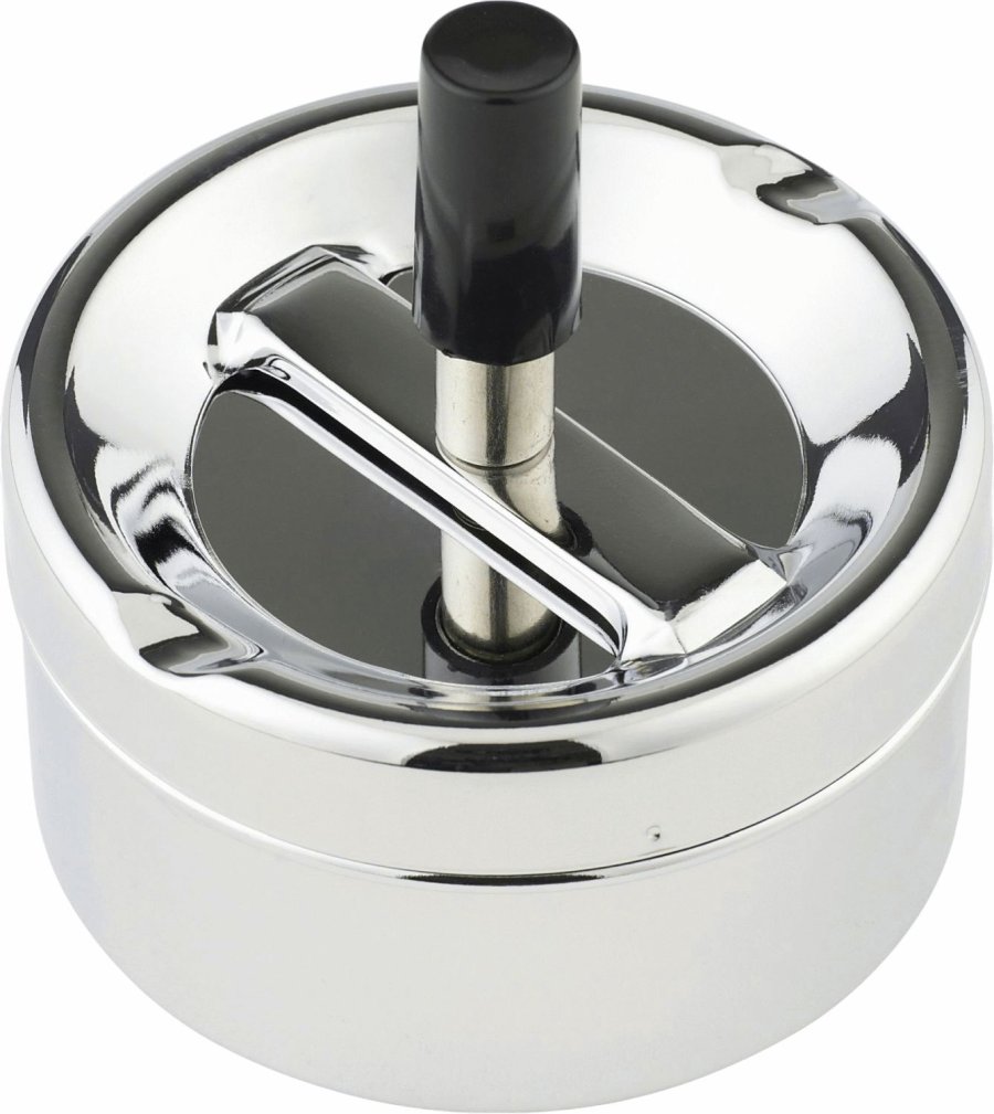 Funktion Aschenbecher 9 cm, Chrom