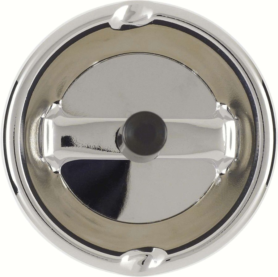 Funktion Aschenbecher 9 cm, Chrom