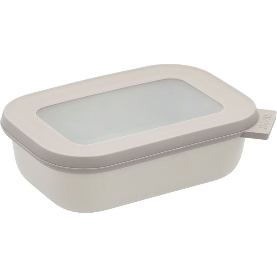 Mepal Cirqula Rect. Schale mit Deckel 500 ml, Nordic White