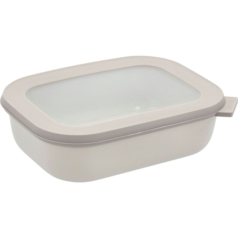 Mepal Cirqula Rect. Schale mit Deckel 1000 ml, Nordic White