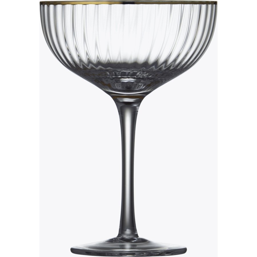 Lyngby Glas Palermo Cocktailglas Gold 4 stk. 31,5 cl