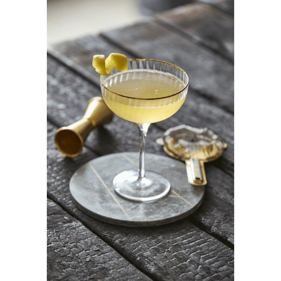 Lyngby Glas Palermo Cocktailglas Gold 4 stk. 31,5 cl