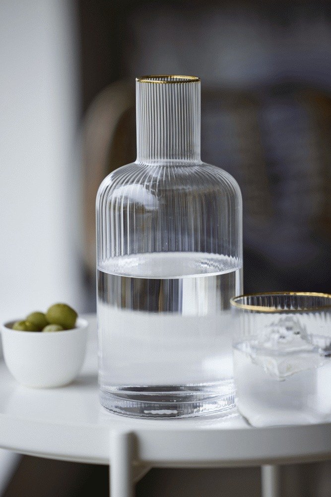 Lyngby Glas Palermo Gold Karaffel 1,5 L