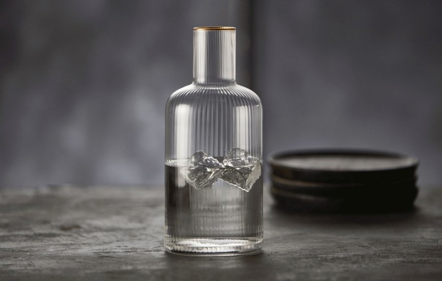 Lyngby Glas Palermo Gold Karaffel 1,5 L