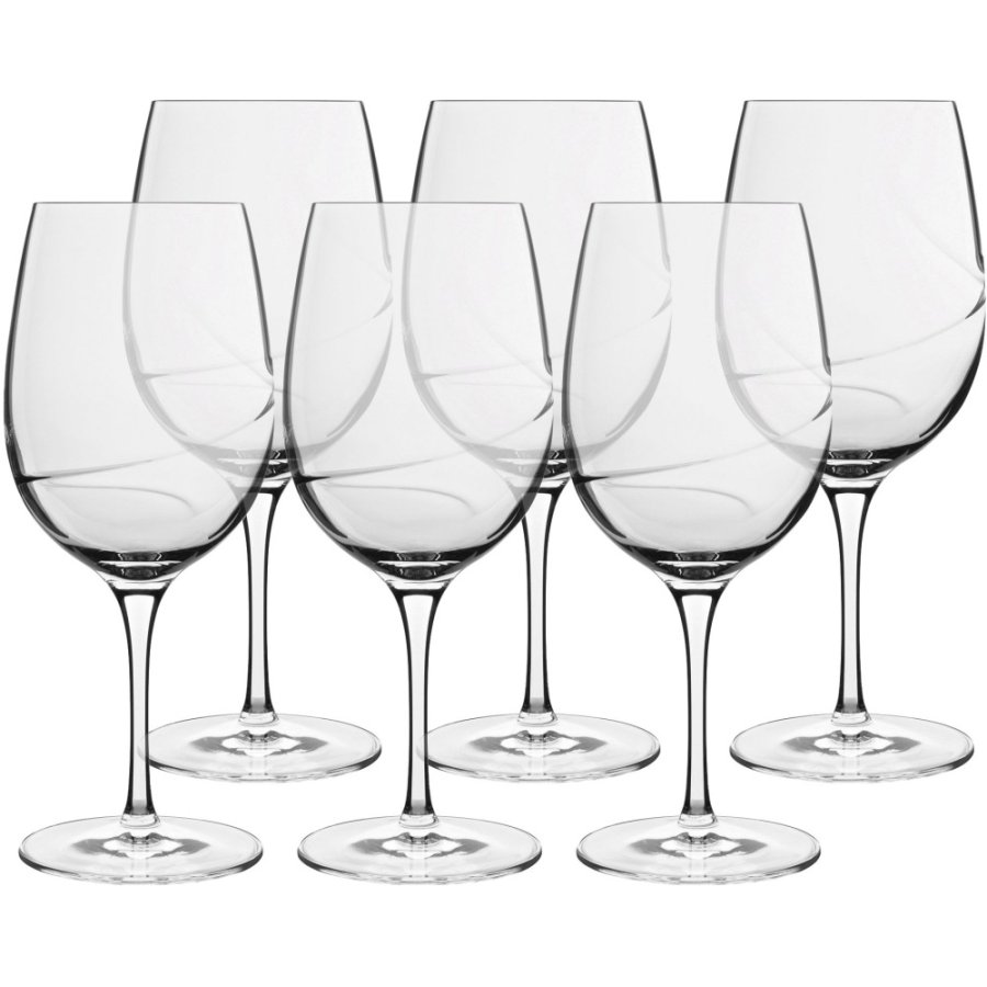 Luigi Bormioli Aero Rdvinsglas 6 stk. 48 cl