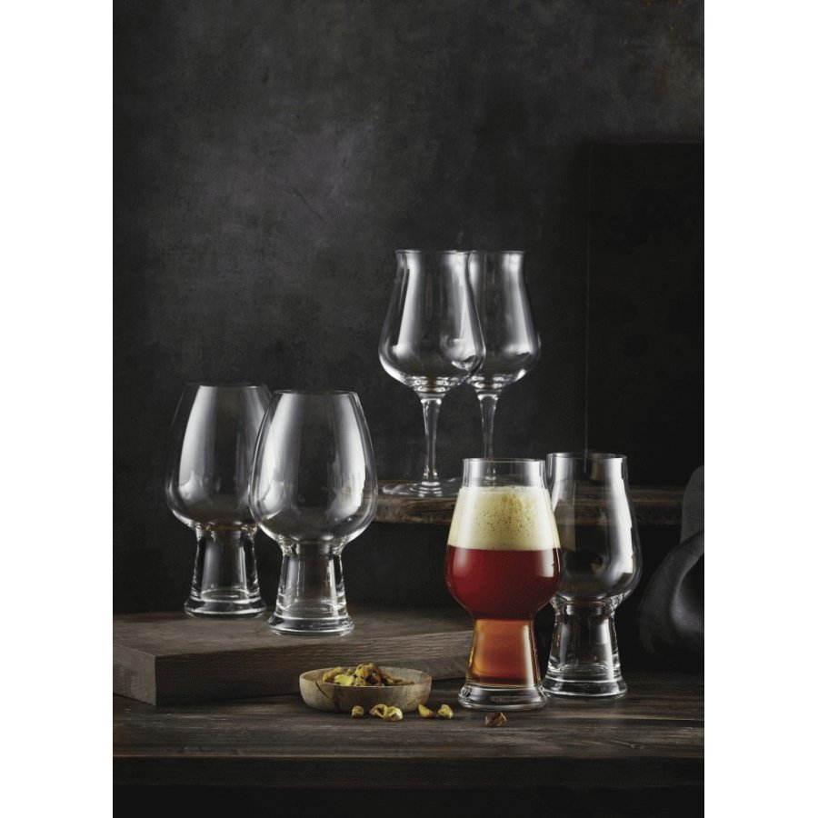 Luigi Bormioli Birrateque lglasst Ale og Hvede Tester 6 stk.
