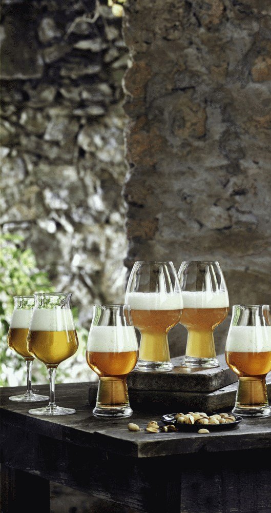 Luigi Bormioli Birrateque lglasst Ale og Hvede Tester 6 stk.