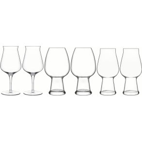 Luigi Bormioli Birrateque lglasst Ale og Hvede Tester 6 stk.