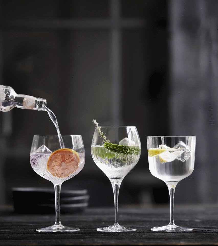 Luigi Bormioli Diamante Spanisches Gin & Tonic Glas 2er Set 65 cl