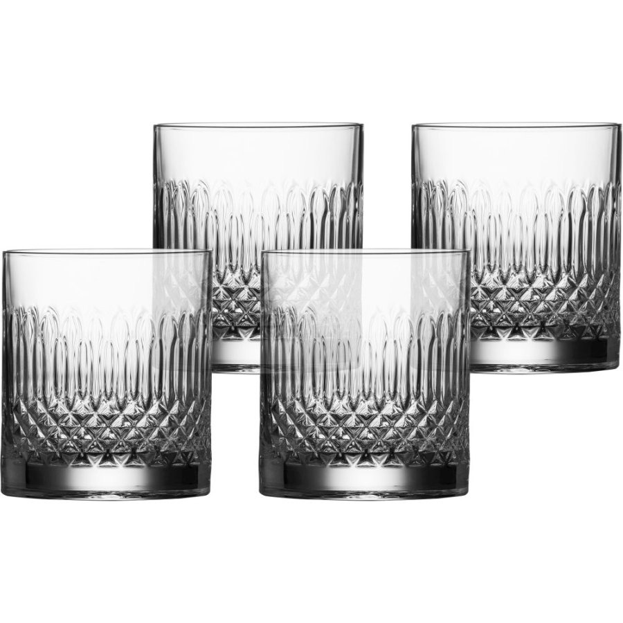 Luigi Bormioli Diamante Vand-/Whiskyglas 4 stk. 38 cl