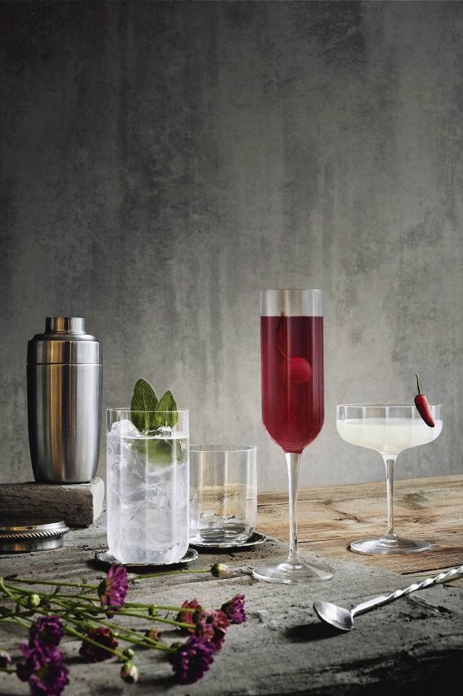 Luigi Bormioli Jazz l-/Longdrinkglas 4 stk. 45 cl