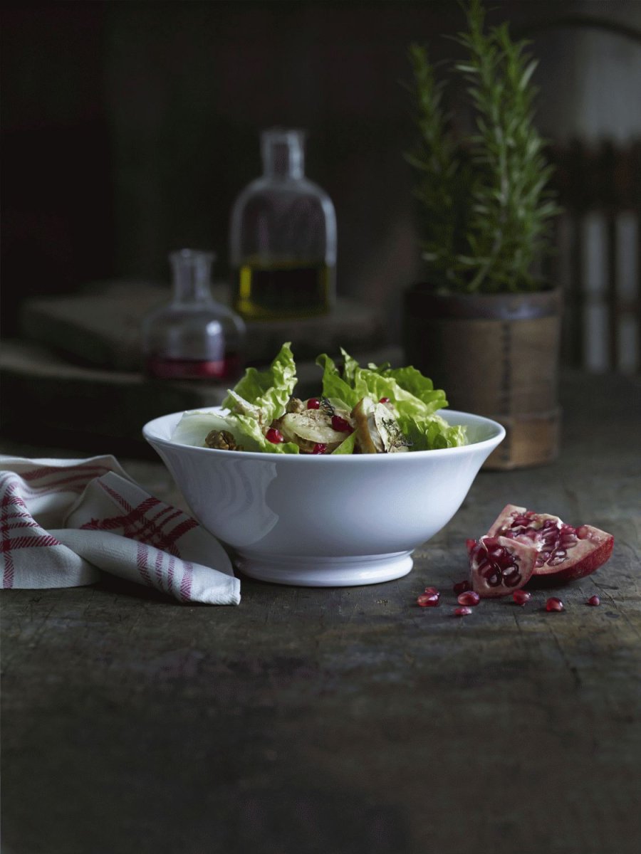 Pillivuyt Salatskl 22 cm, Hvid