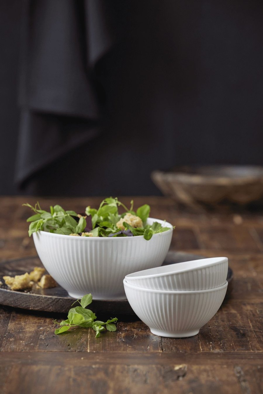 Pillivuyt Pliss Schale 20 cm, Wei