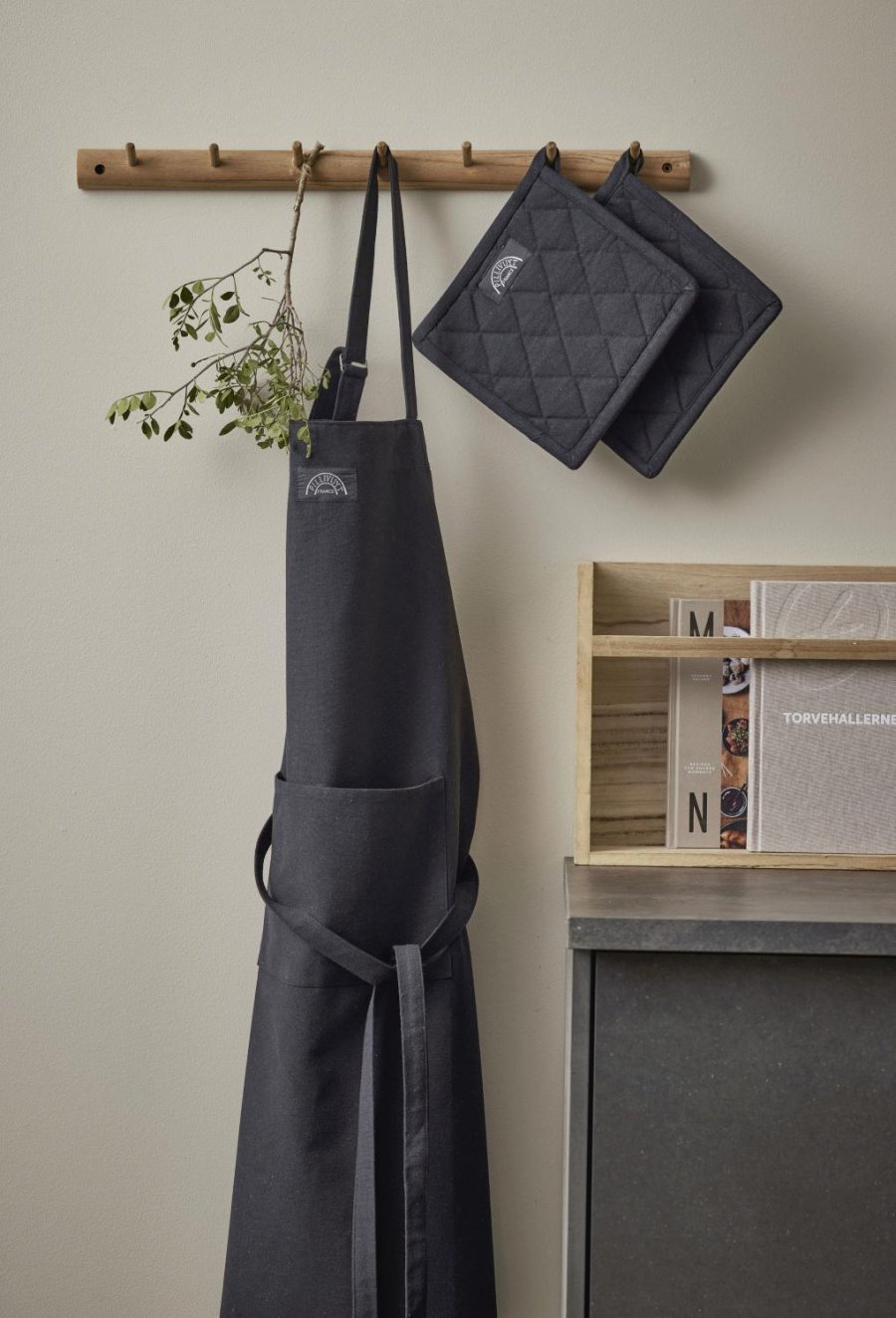 Pillivuyt Schrze Recycle, Schwarz