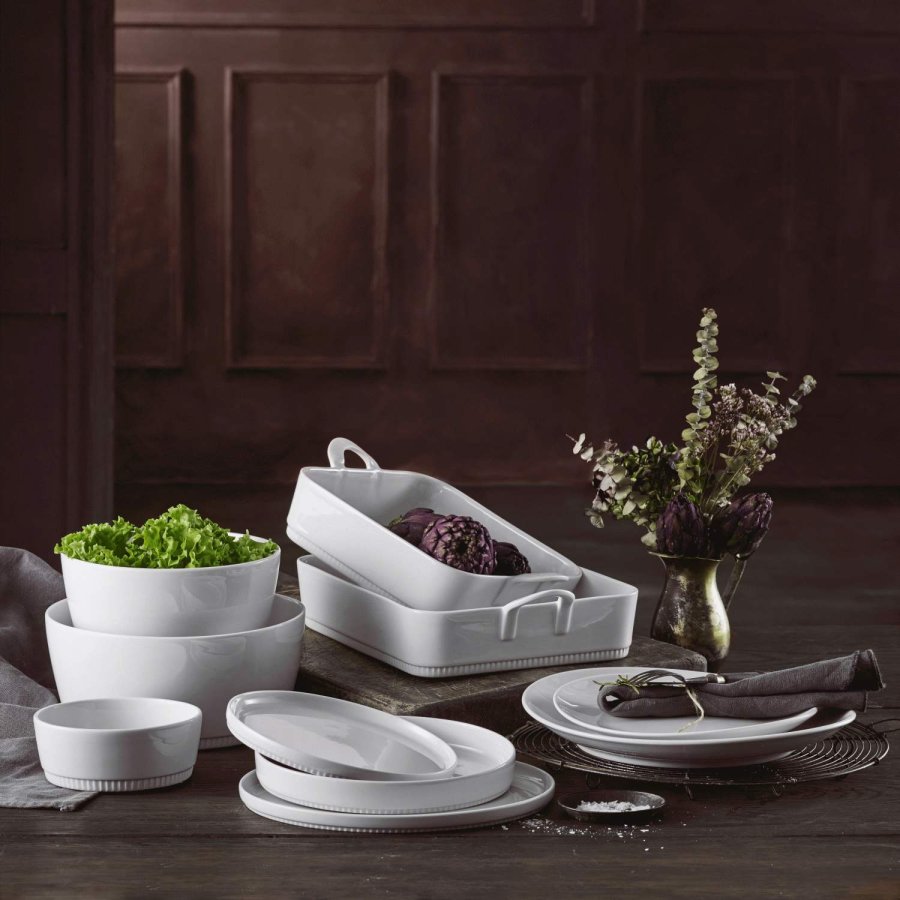 Pillivuyt Toulouse Salat-/Pastateller 22 cm, Weiß