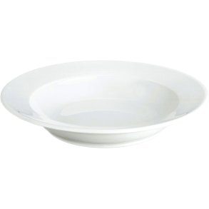 Pillivuyt Sancerre Dyb Tallerken 22 cm, Hvid