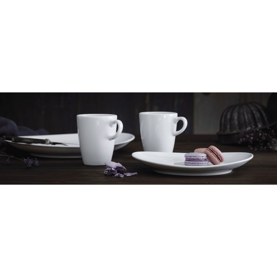 Pillivuyt Ovaler Steakteller klein 23 cm, Wei