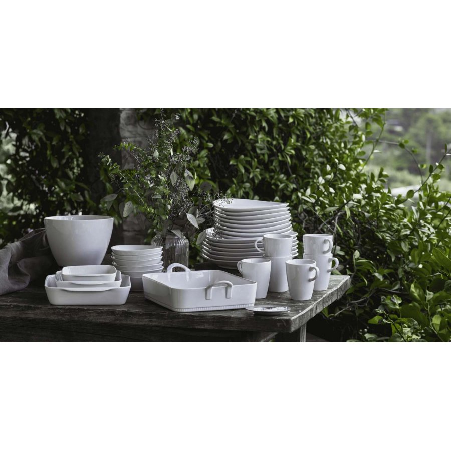 Pillivuyt Ovaler Steakteller klein 23 cm, Wei