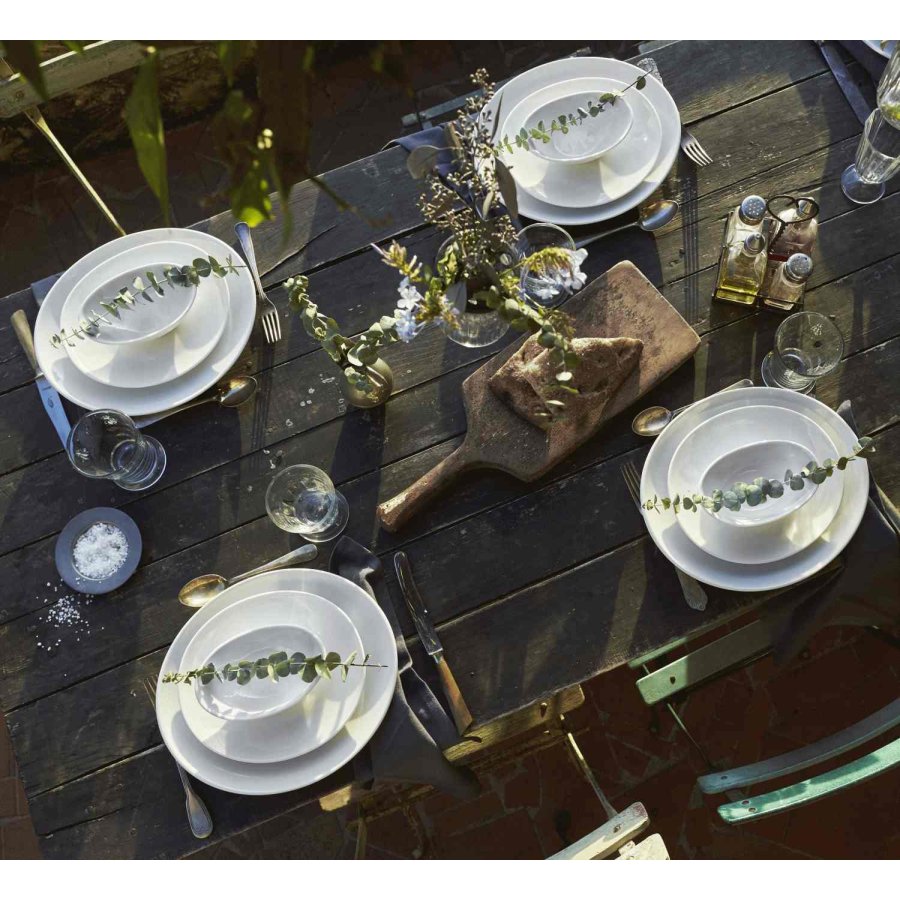 Pillivuyt Ovaler Steakteller klein 23 cm, Wei