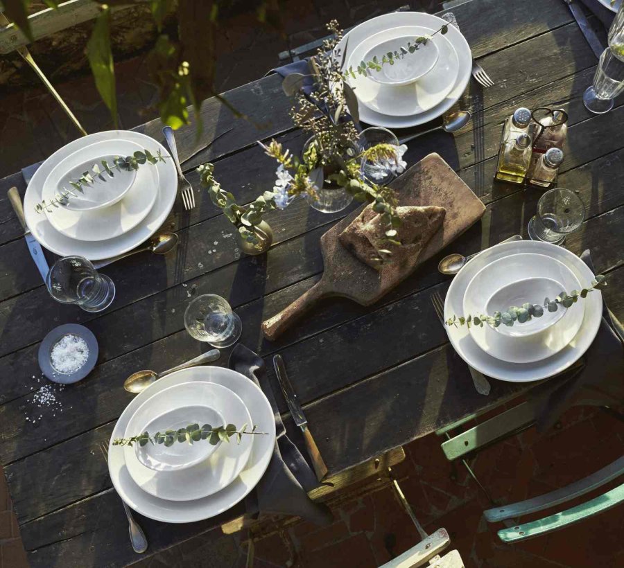 Pillivuyt Ovaler Steakteller klein 23 cm, Wei