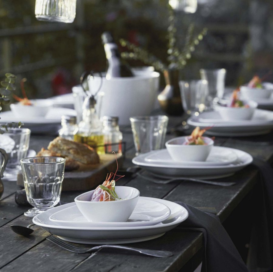 Pillivuyt Ovaler Steakteller klein 23 cm, Wei