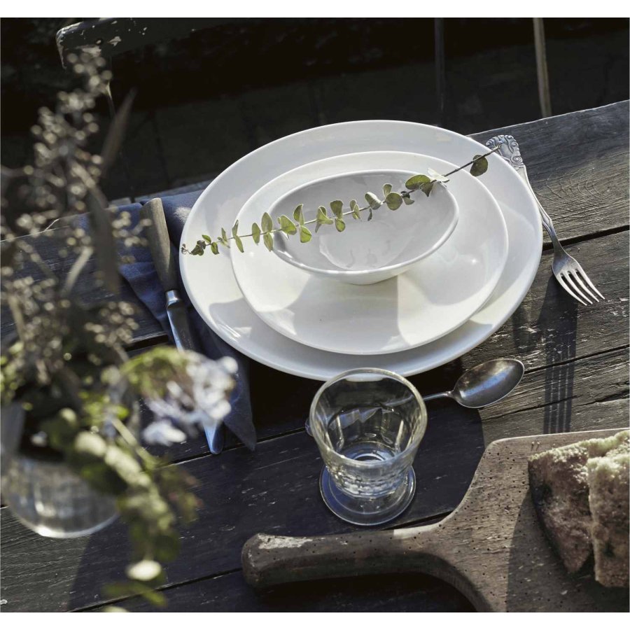 Pillivuyt Ovale Steakteller Gro 29,5 cm, Wei