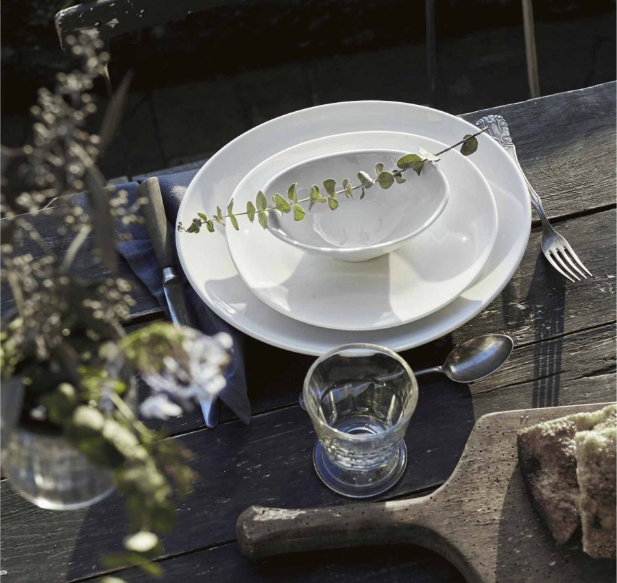 Pillivuyt Ovale Steakteller Gro 29,5 cm, Wei