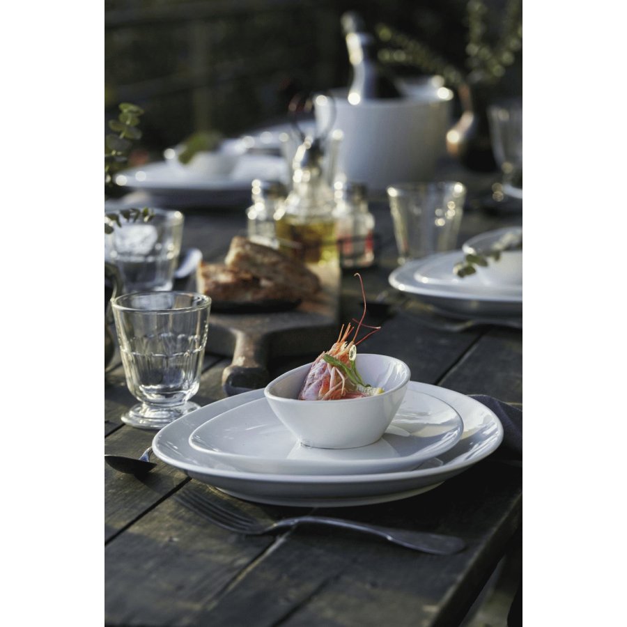 Pillivuyt Ovale Steakteller Gro 29,5 cm, Wei