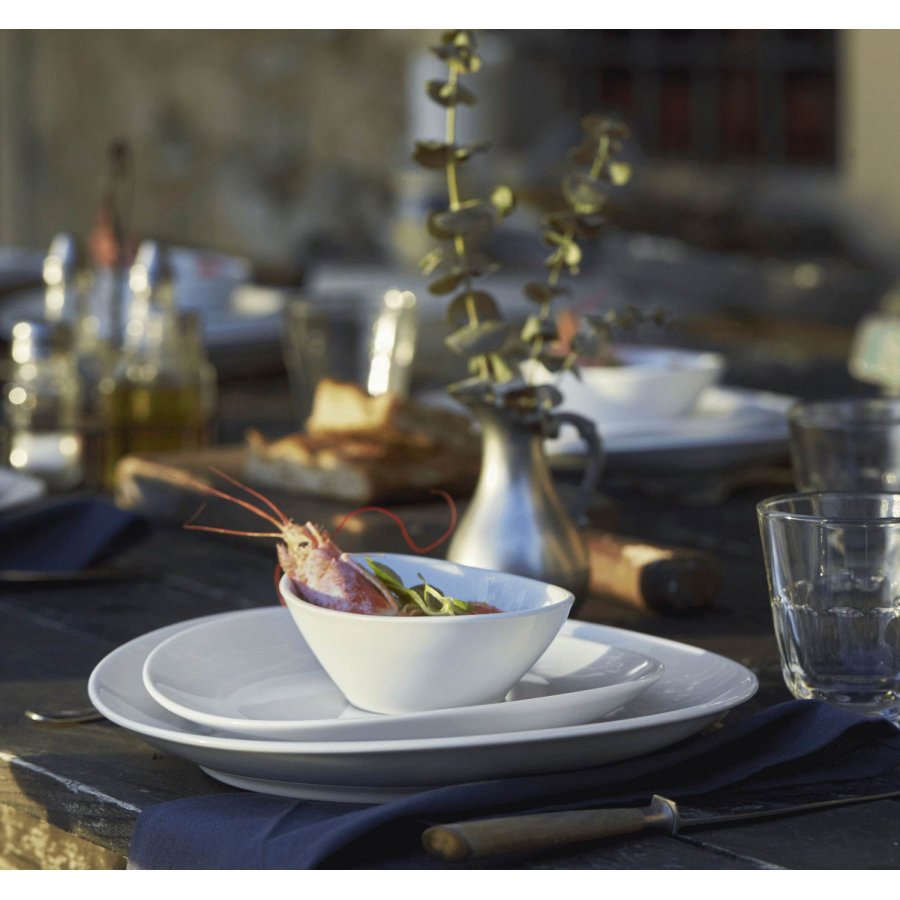 Pillivuyt Ovale Steakteller Gro 29,5 cm, Wei