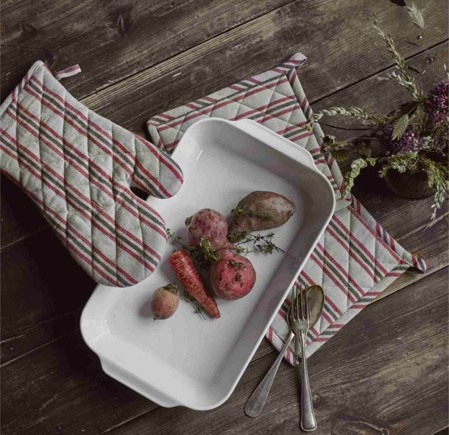 Pillivuyt Serie Originale Gericht 2er Set 31x17 cm, Wei