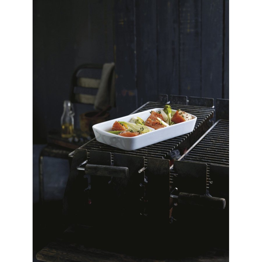 Pillivuyt Auflaufform 29,5 cm, Wei