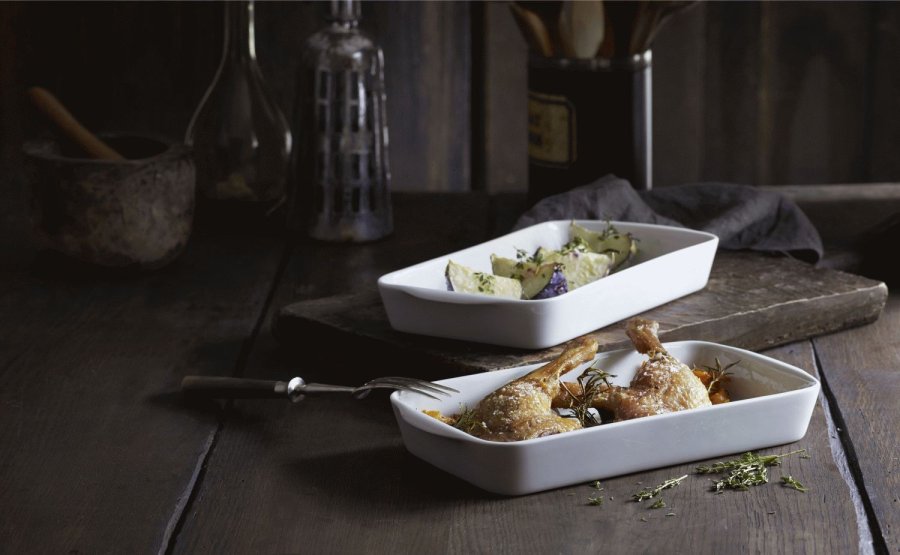 Pillivuyt Auflaufform 35 cm, Wei