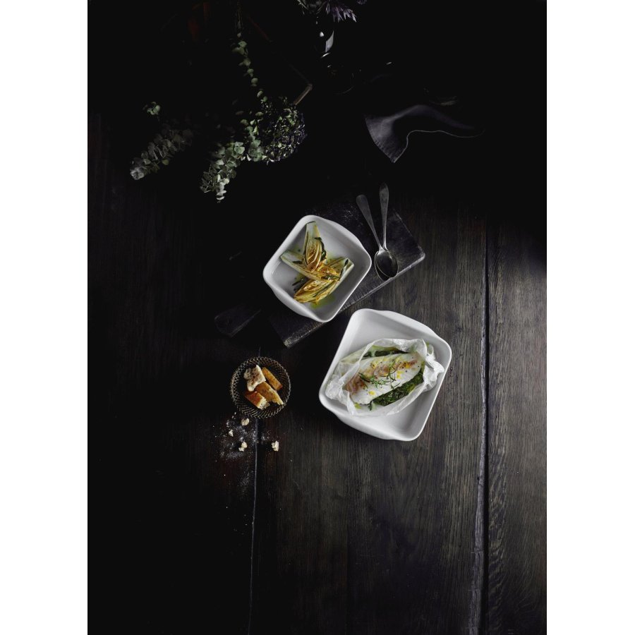 Pillivuyt Serie Originale Fad Nr. 3 22x22 cm, Hvid