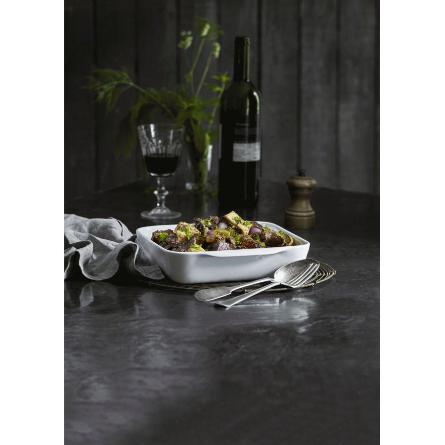 Pillivuyt Serie Originale Fad Nr. 4 27x27 cm, Hvid