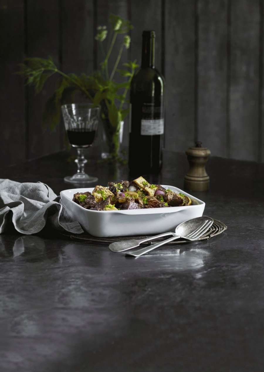 Pillivuyt Serie Originale Fad Nr. 4 27x27 cm, Hvid