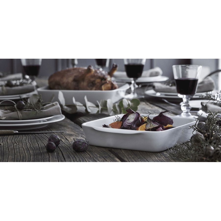 Pillivuyt Serie Originale Fad Nr. 4 27x27 cm, Hvid