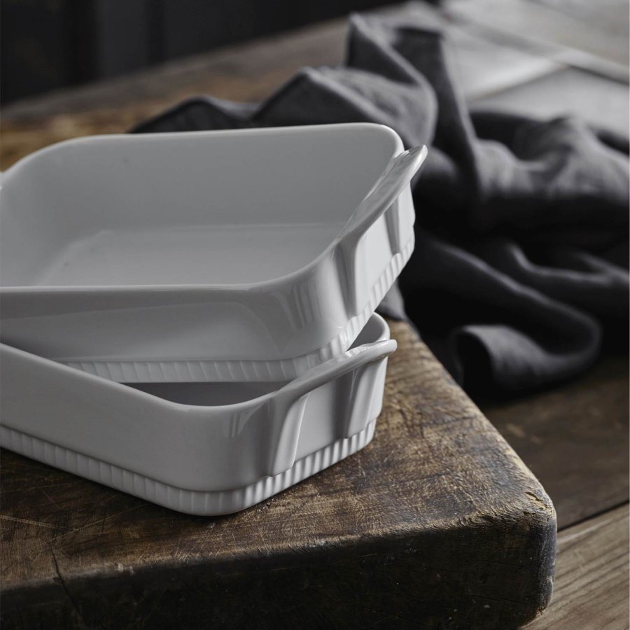 Pillivuyt Toulouse Schale Rechteckig 16 cm, Wei