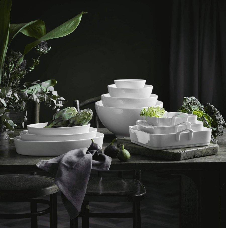 Pillivuyt Toulouse Schale quadratisch 17,5 cm, Wei