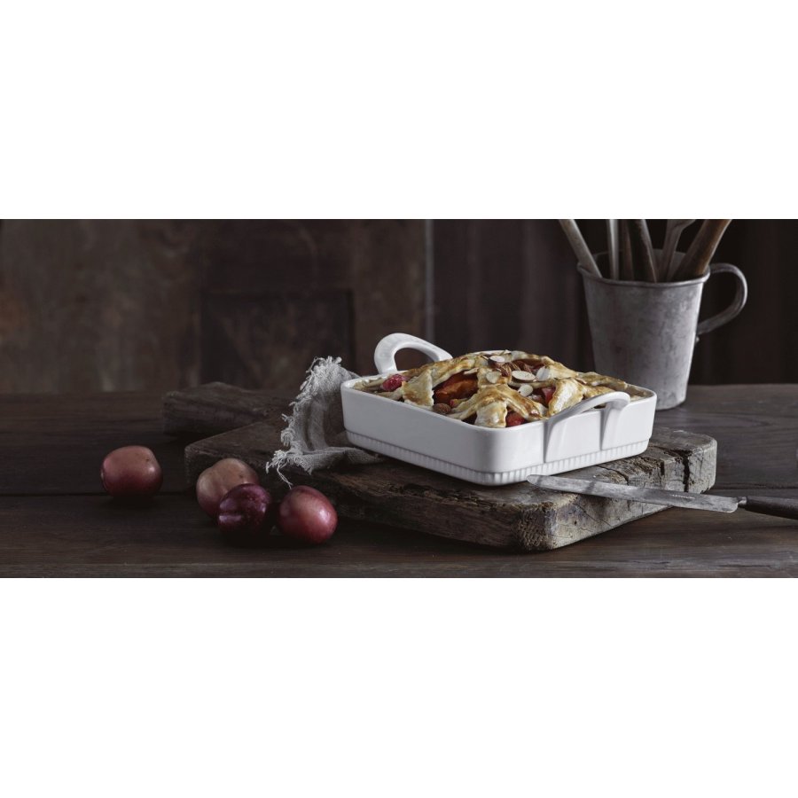 Pillivuyt Toulouse Schale quadratisch 17,5 cm, Wei