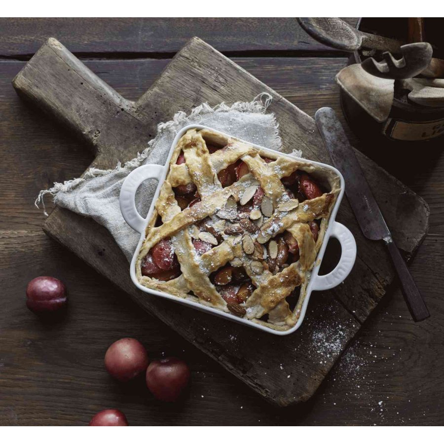 Pillivuyt Toulouse Schale quadratisch 17,5 cm, Wei