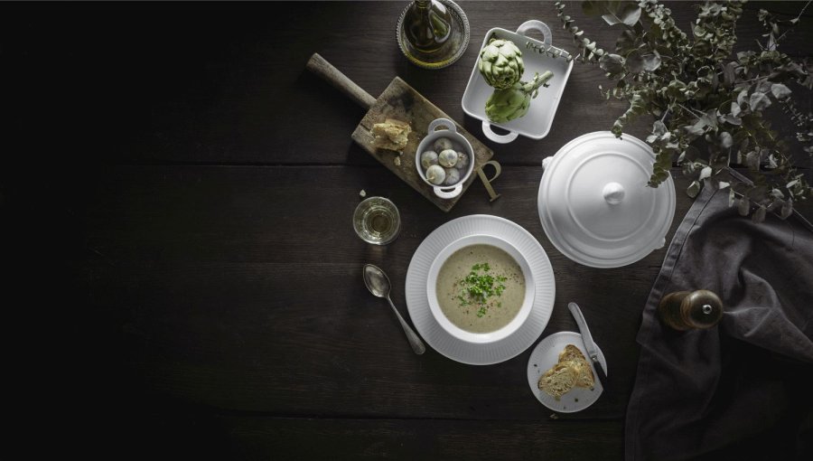 Pillivuyt Toulouse Schale quadratisch 17,5 cm, Wei