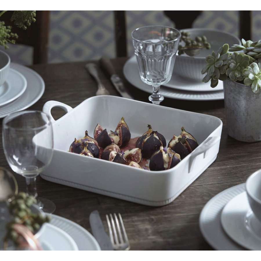 Pillivuyt Toulouse Schale quadratisch 22 cm, Wei