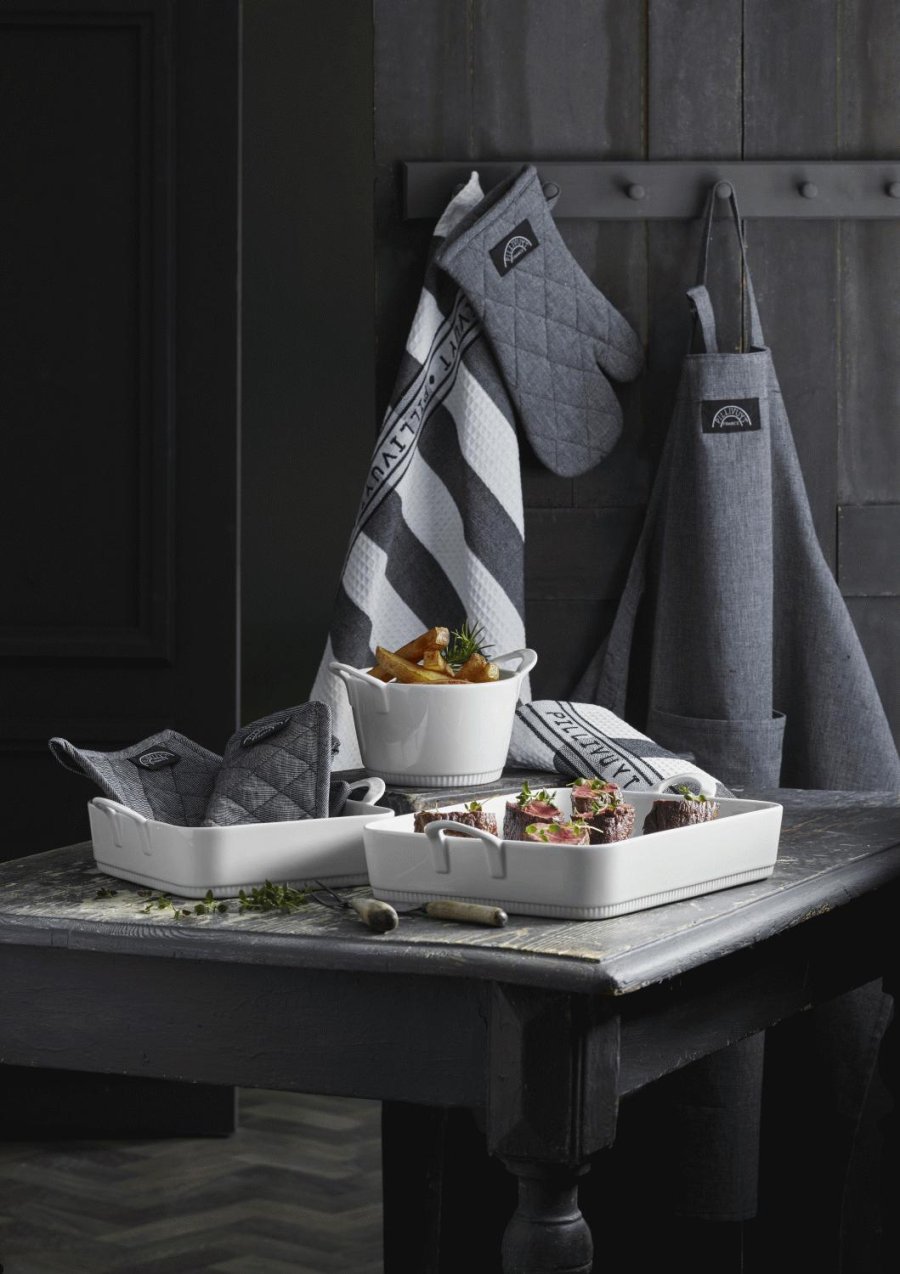 Pillivuyt Toulouse Schale quadratisch 22 cm, Wei