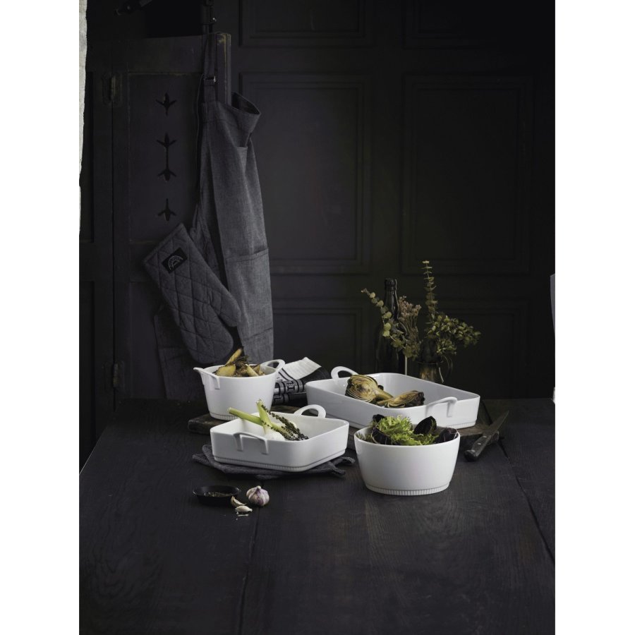 Pillivuyt Toulouse Schale quadratisch 22 cm, Wei