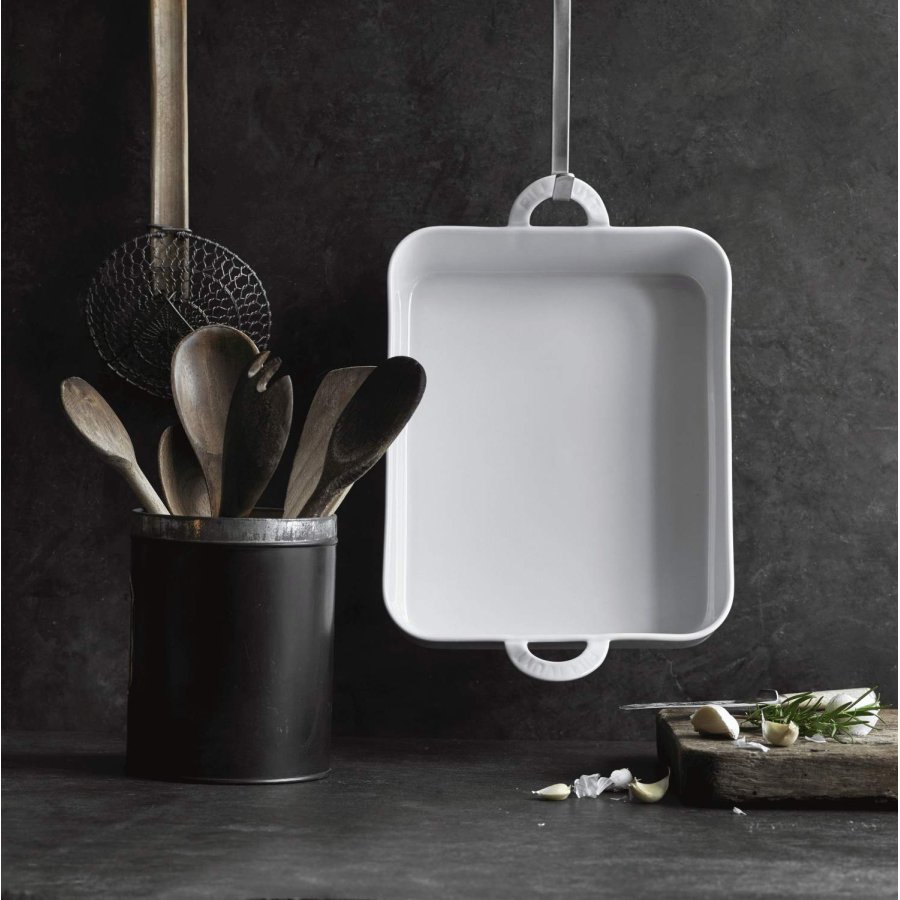 Pillivuyt Toulouse Schale Rechteckig 25 cm, Wei