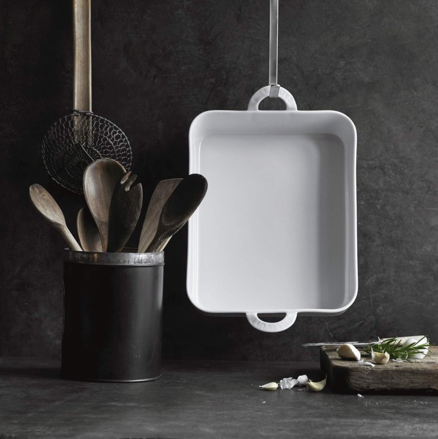 Pillivuyt Toulouse Schale Rechteckig 25 cm, Wei