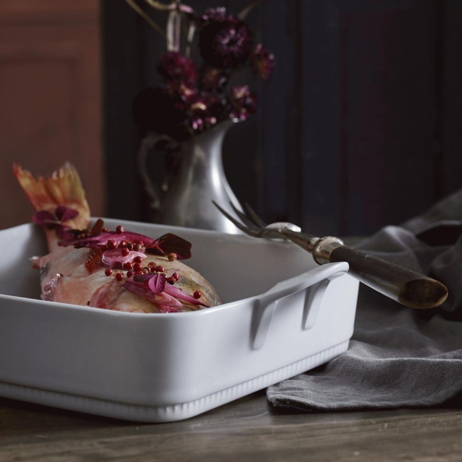 Pillivuyt Toulouse Schale quadratisch 27 cm, Wei